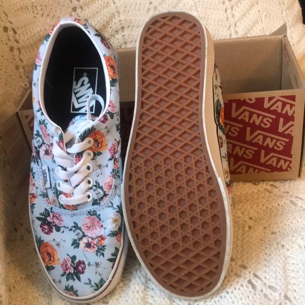 Floral Vans Size 8.5